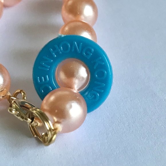 Natural Shell Shiva Nautilus Pearl Necklace Choker Statement VintagePeach 16-18" - Picture 8 of 11